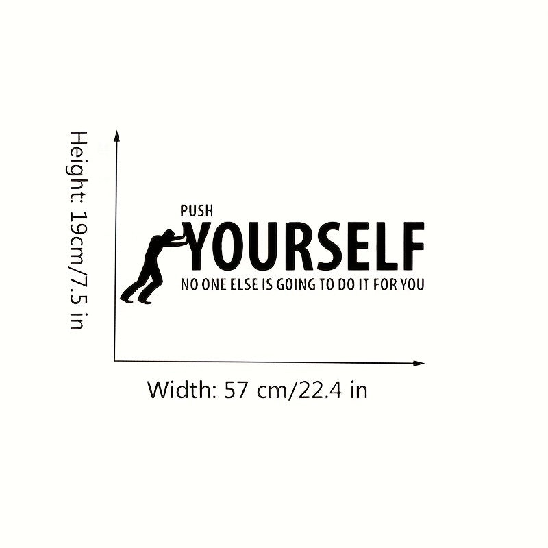 Inspire Decals ™ Push Yourself